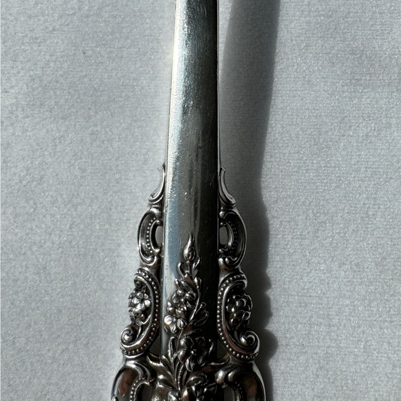Wallace Grande Baroque Sterling Silver Salad / Serving Spoon 9 1/4" - Picture 3 of 7